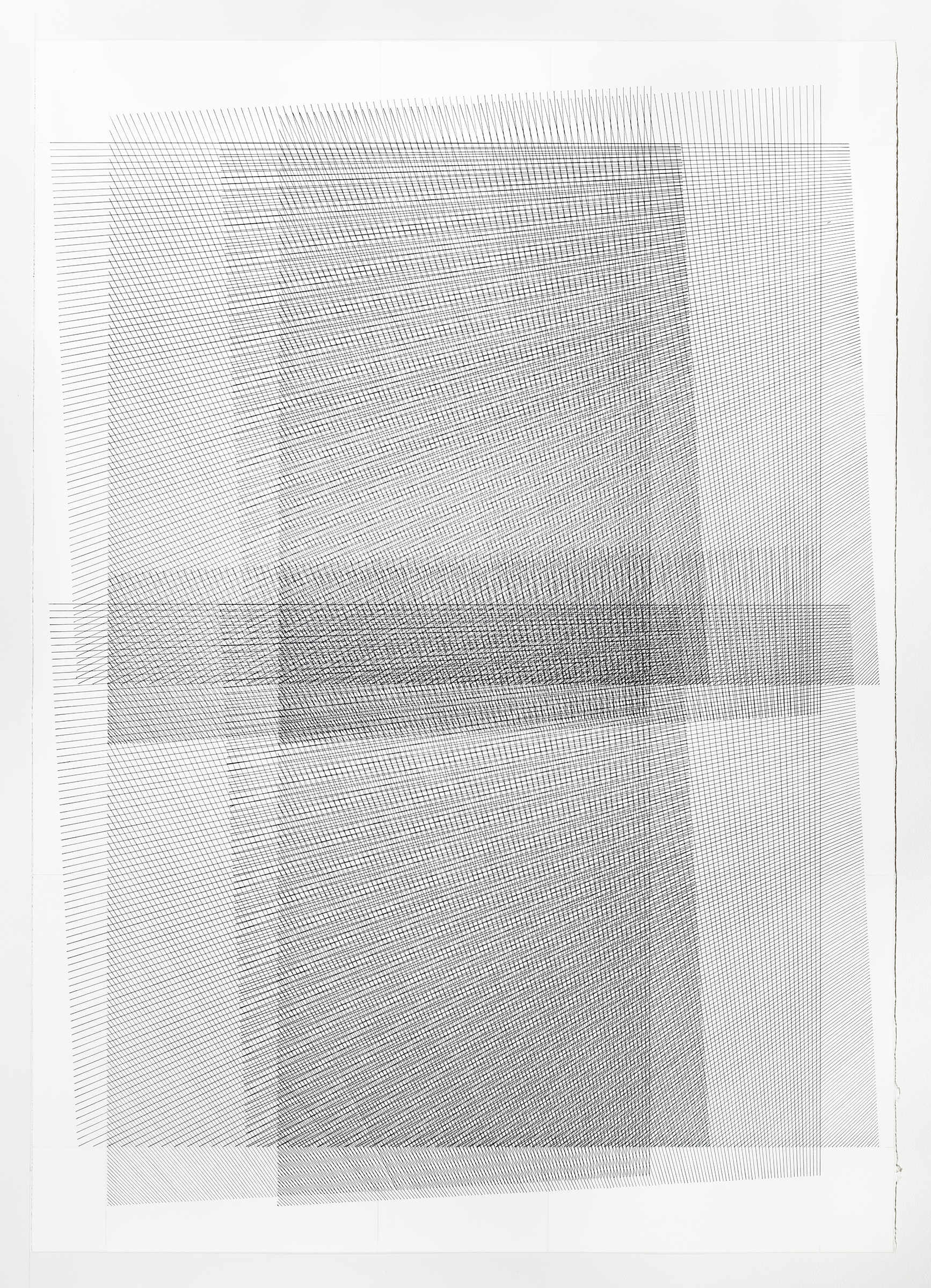 3 of 5; additive series, grey, 40 x 30 inches, 2016